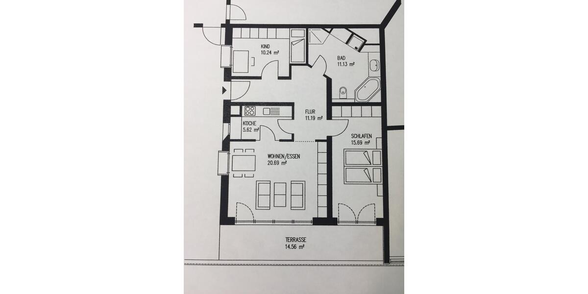 Etagenwohnung Wusterwitz - 3 Zimmer, 92 m&sup2;, 875&euro; | Angebot:24416679