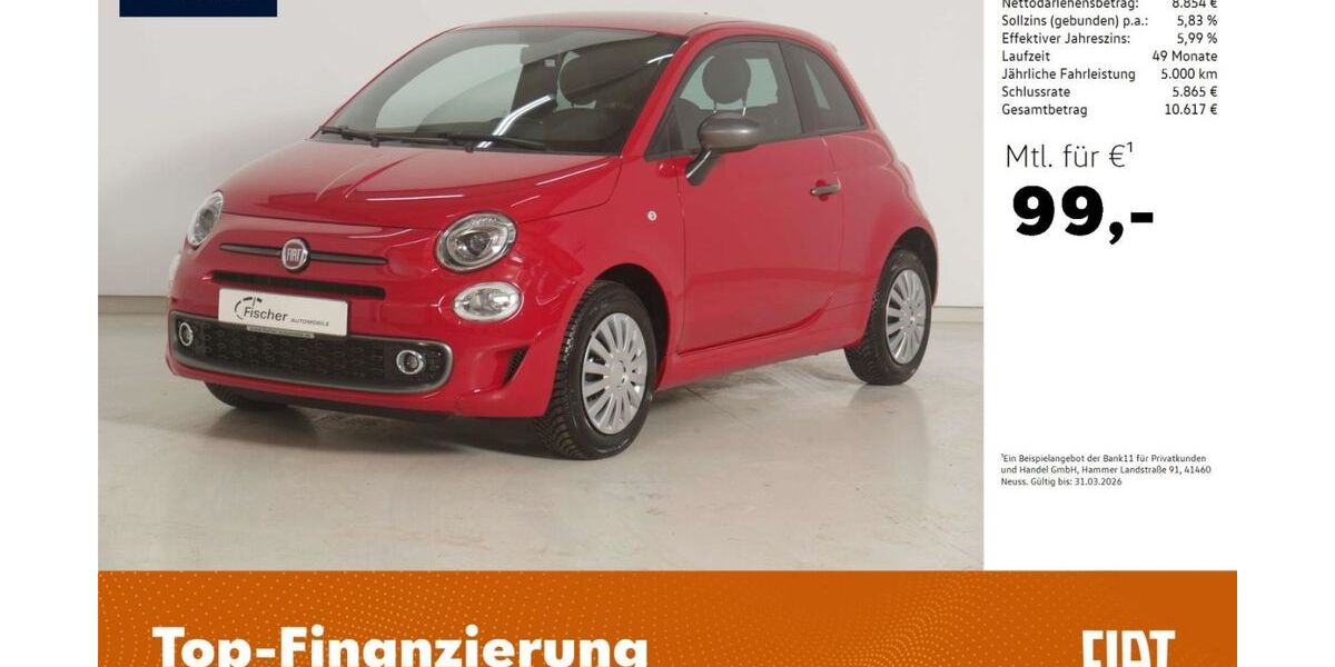 Fiat 500 15.776 km 9.480 &euro; Pilsach 92367