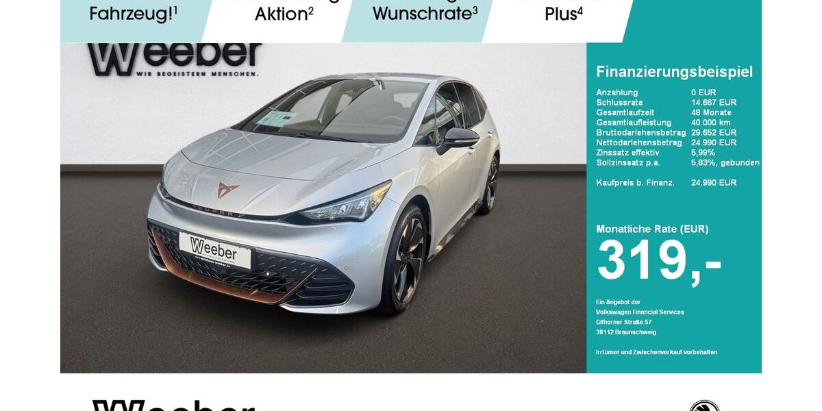 Cupra Born 24.990 km 24.490 &euro; Weil der Stadt 71263