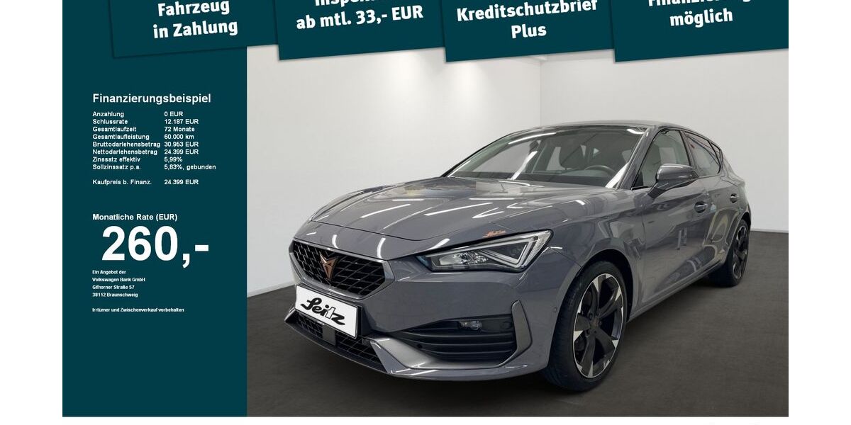 Cupra Leon 28.425 km 23.880 &euro; Kempten 87437