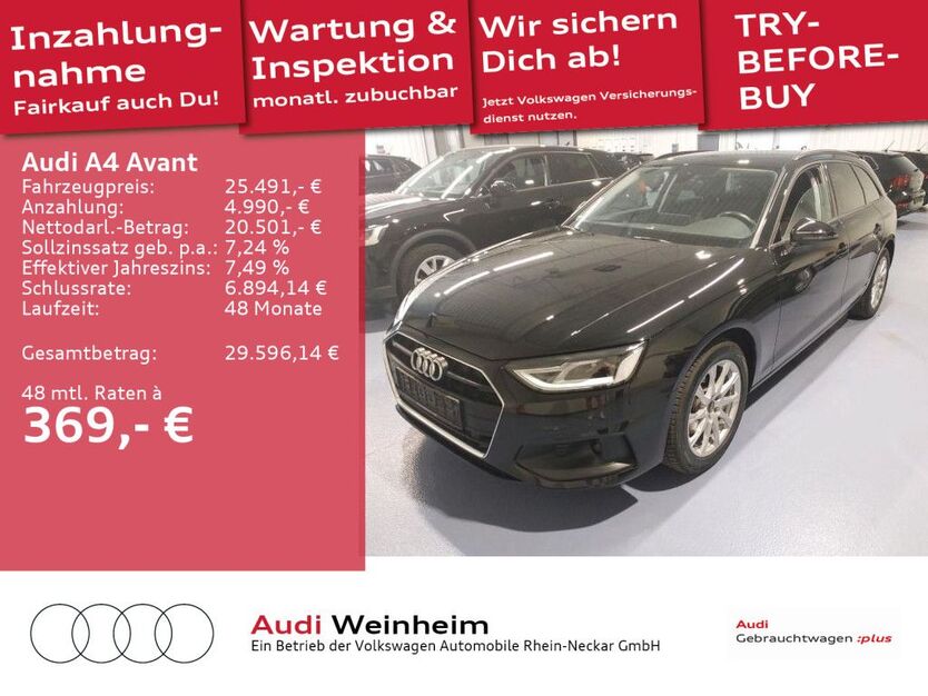 Audi A4 55.459 km 25.491 € Weinheim 69469