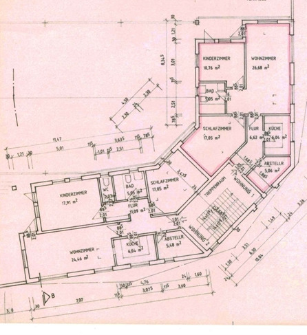 Etagenwohnung Roßleben-Wiehe Wiehe - 3 Zimmer, 77 m&sup2;, 400&euro; | Angebot:26001935