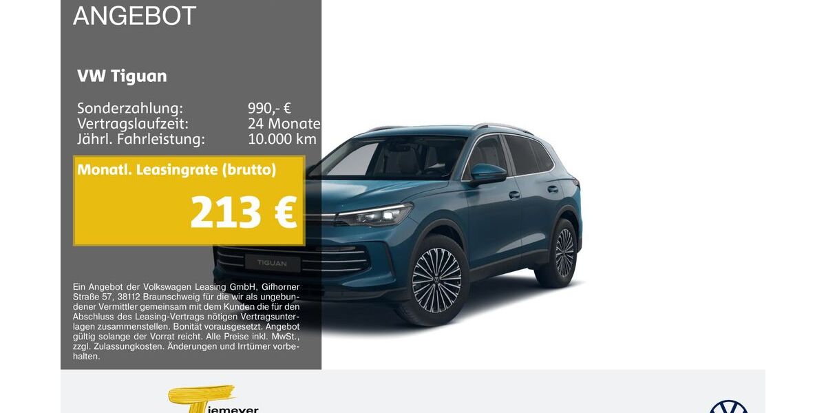 VW Tiguan 1.732 km 37.390 &euro; Remscheid 42897
