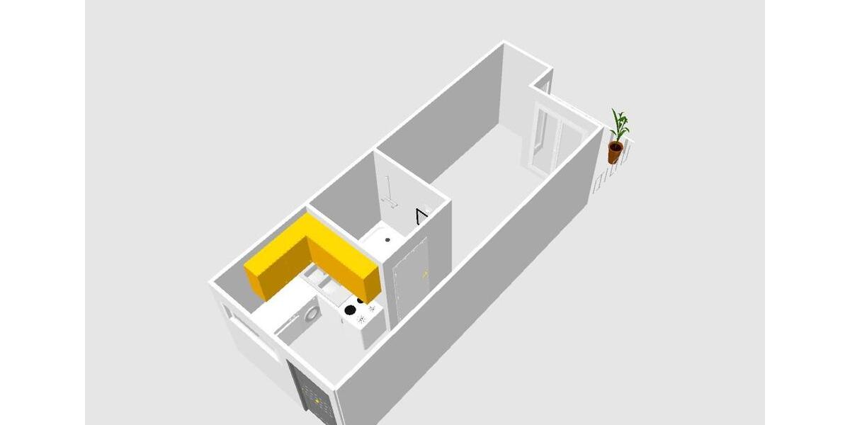 Etagenwohnung Künzelsau - 1 Zimmer, 25 m&sup2;, 470&euro; | Angebot:26004531