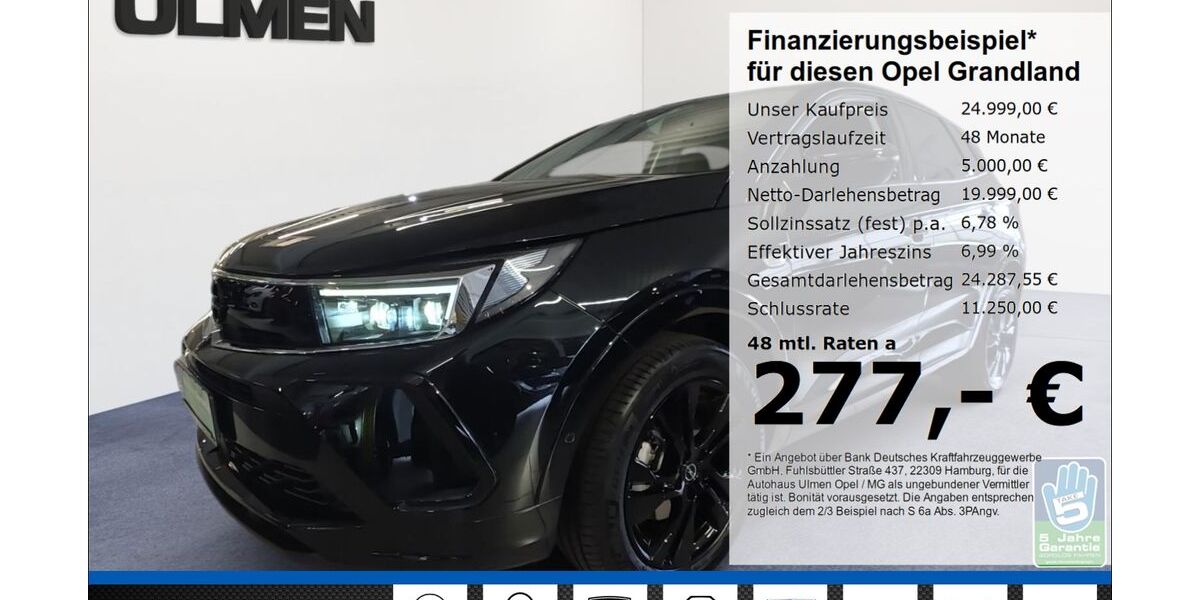 Opel Grandland (X) 29.060 km 24.666 &euro; Düsseldorf 40231