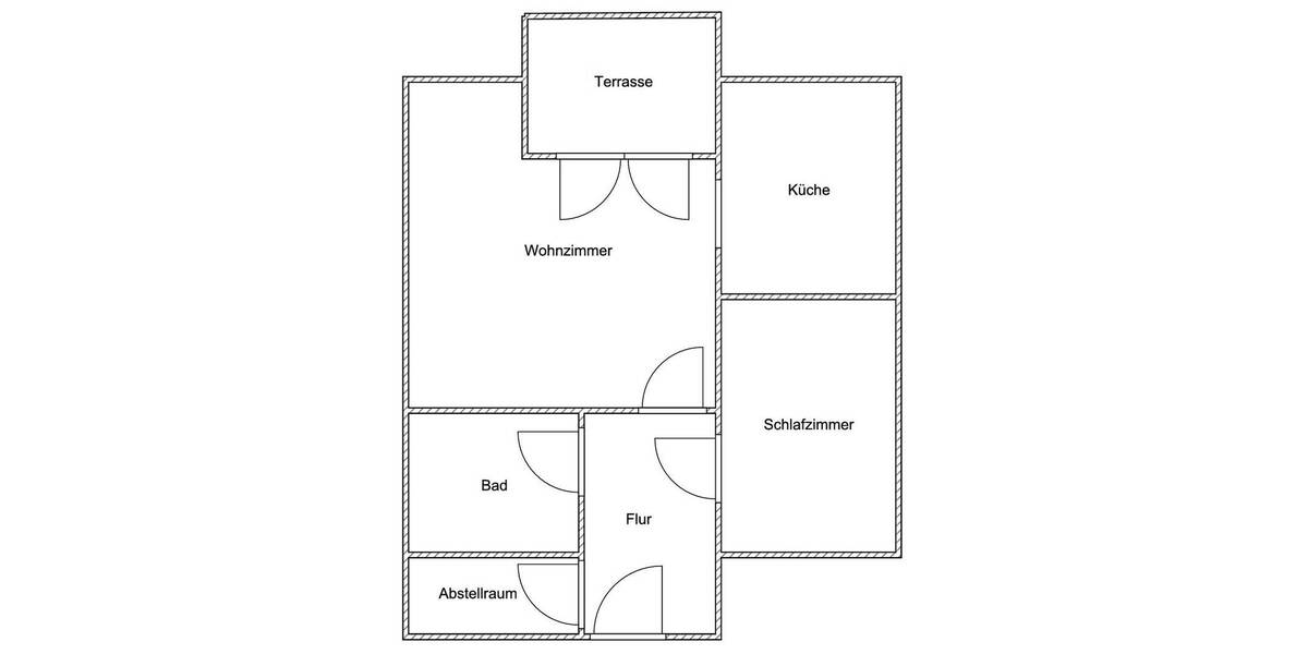 Etagenwohnung Hemmoor Warstade - 2 Zimmer, 46 m&sup2;, 89.900&euro; | Angebot:26208866
