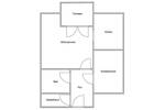 Etagenwohnung Hemmoor Warstade - 2 Zimmer, 46 m&sup2;, 89.900&euro; | Angebot:26208866