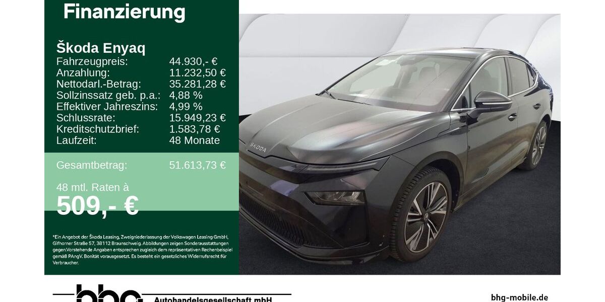 Skoda Enyaq 13.117 km 44.930 &euro; Reutlingen 72770