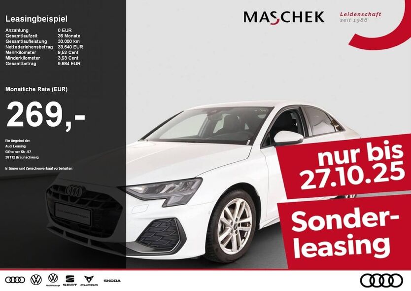 Audi A3 17.900 km 32.840 € Wackersdorf 92442