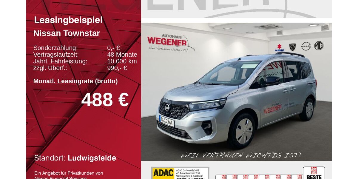 Nissan Townstar 3.106 km 36.690 &euro; Ludwigsfelde 14974