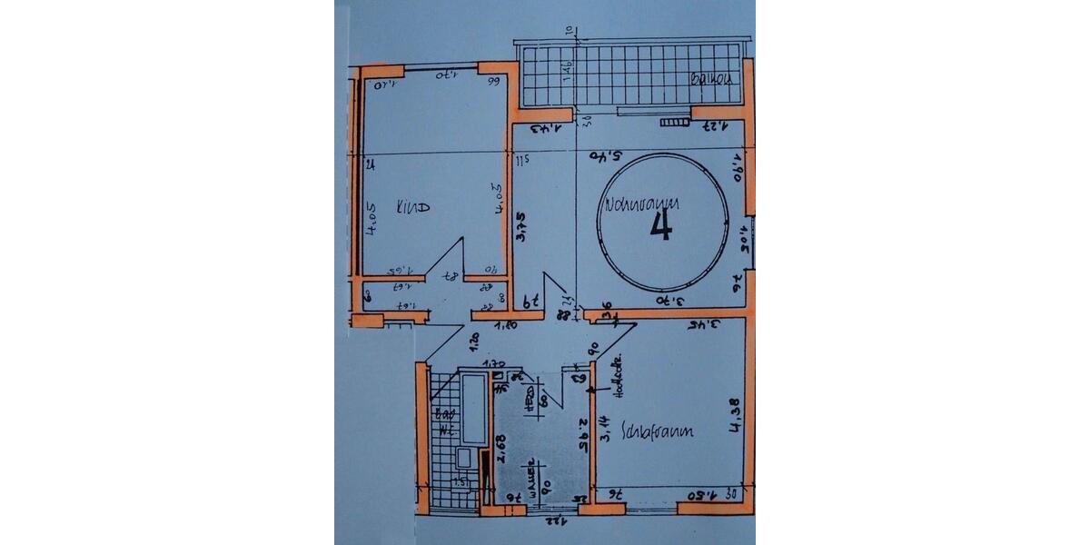 Etagenwohnung Feuchtwangen - 3 Zimmer, 74 m&sup2;, 700&euro; | Angebot:26649487
