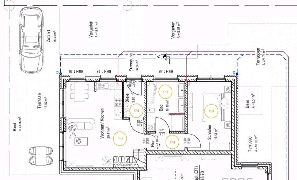 Maisonettenwohnung Bedburg-Hau Hau - 3 Zimmer, 85 m&sup2;, 335.000&euro; | Angebot:26020591