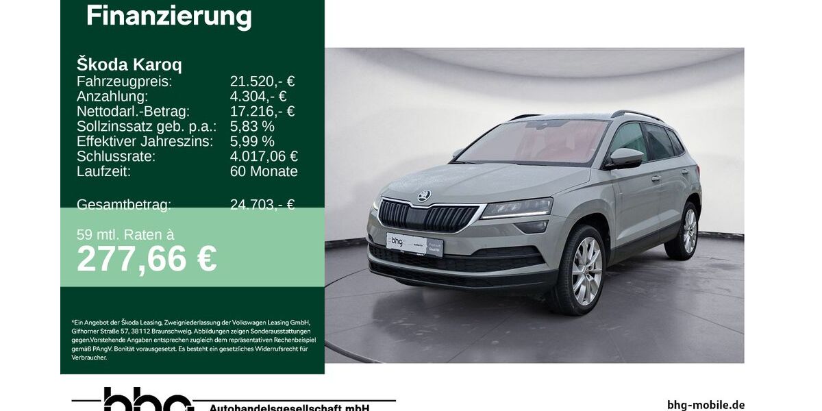 Skoda Karoq 53.687 km 20.850 &euro; Freudenstadt 72250