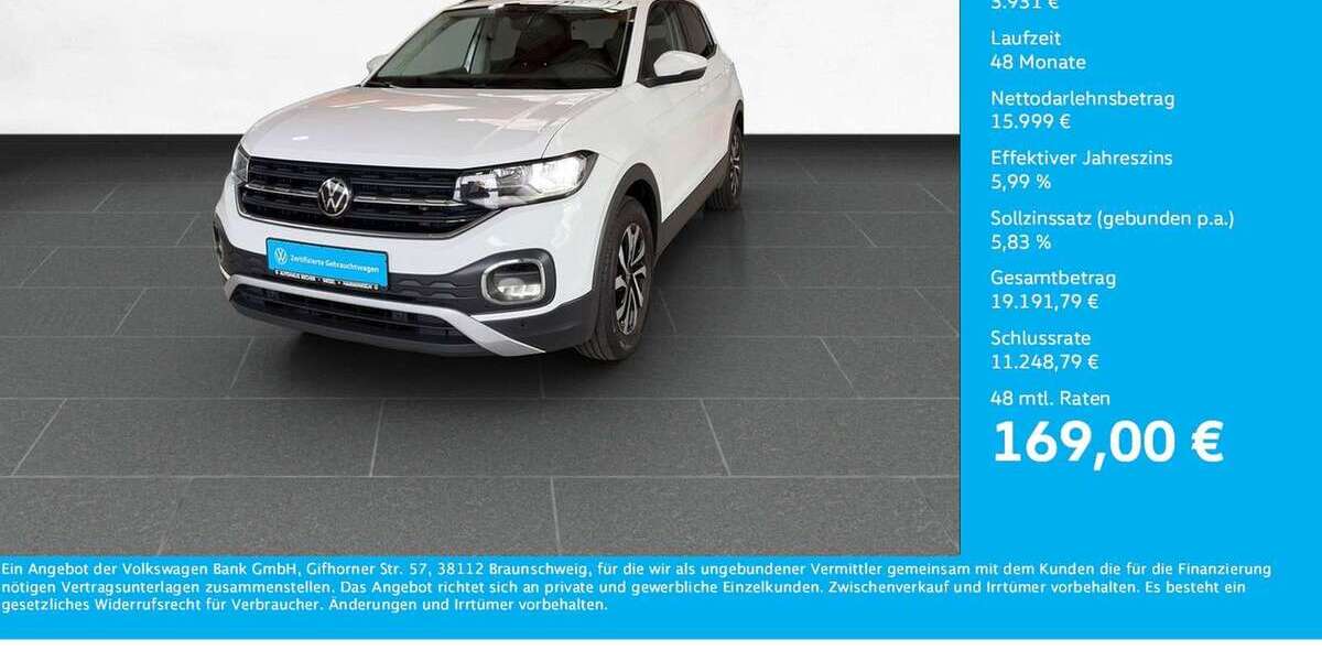 VW T-Cross 53.046 km 19.930 &euro; Wesel 46485