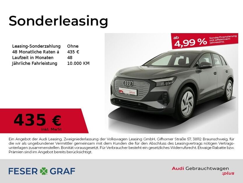 Audi Q4 e-tron 5.234 km 41.990 € Nürnberg 90441