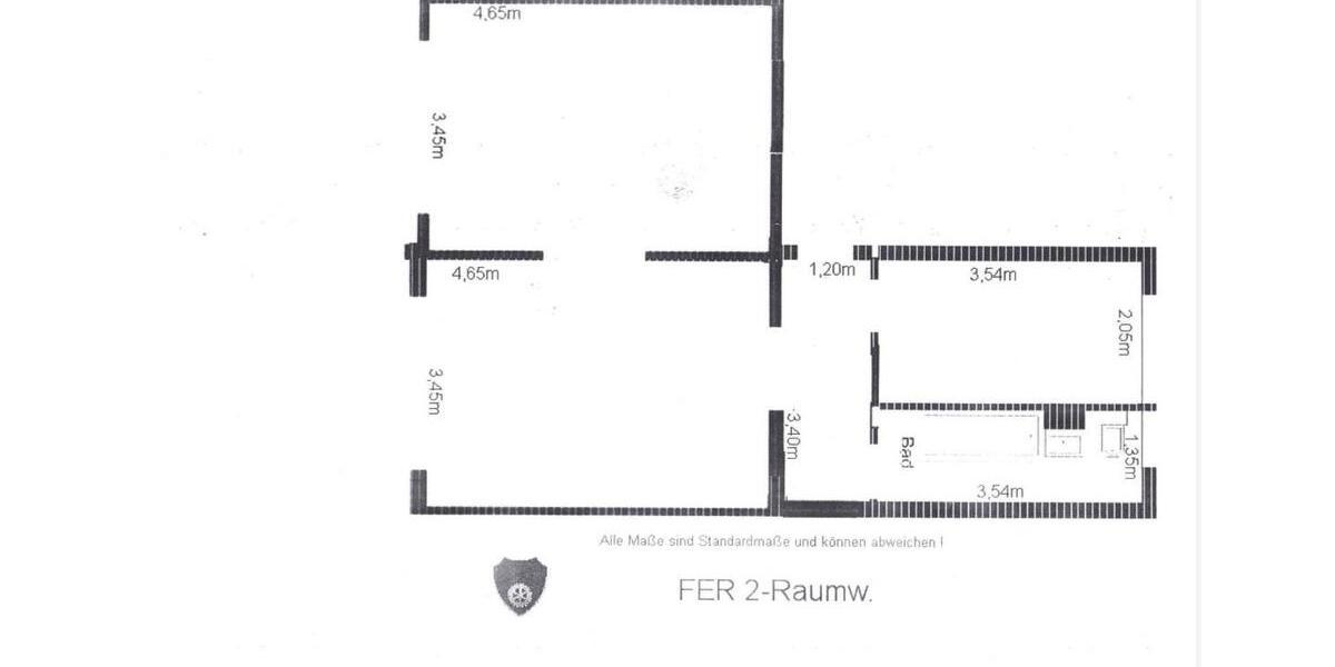 Etagenwohnung Seebach - 2 Zimmer, 48 m&sup2;, 400&euro; | Angebot:26331684