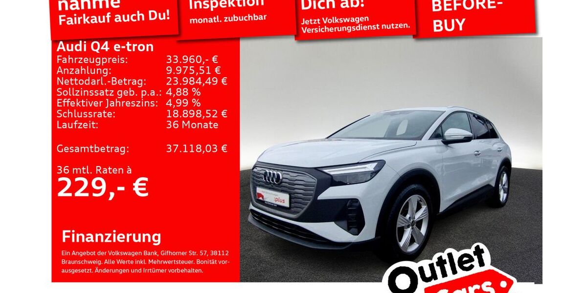 Audi Q4 e-tron 23.684 km 33.960 &euro; Senden 89250