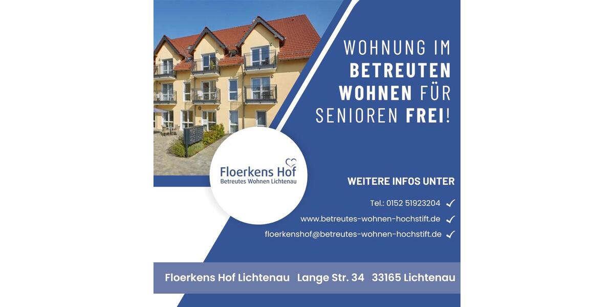 Etagenwohnung Lichtenau - 1 Zimmer, 44 m&sup2;, 446&euro; | Angebot:26059342