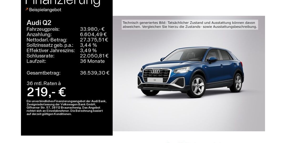 Audi Q2 7.048 km 33.980 &euro; Schweinfurt 97424