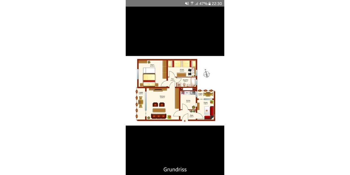 Etagenwohnung Andernach - 3.5 Zimmer, 82 m&sup2;, 230.000&euro; | Angebot:26413320