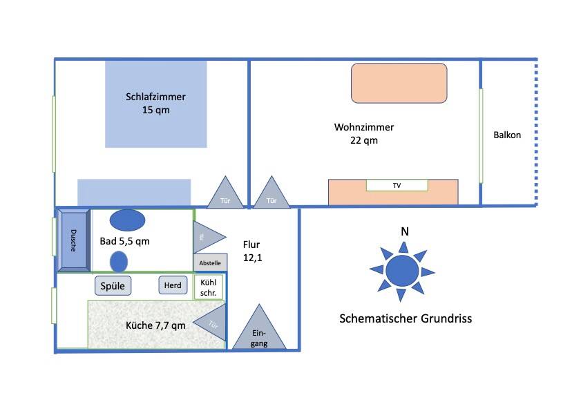 Etagenwohnung Bad Tölz - 2 Zimmer, 65 m&sup2;, 308.700&euro; | Angebot:25727453