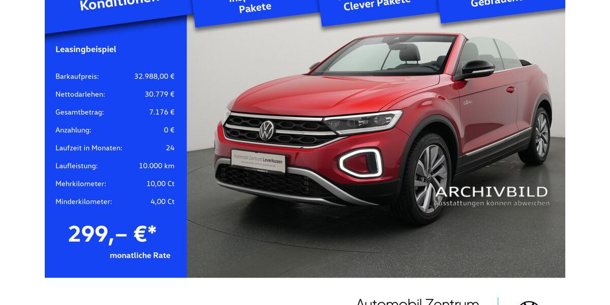 VW T-Roc 7.999 km 32.980 &euro; Leverkusen 51379