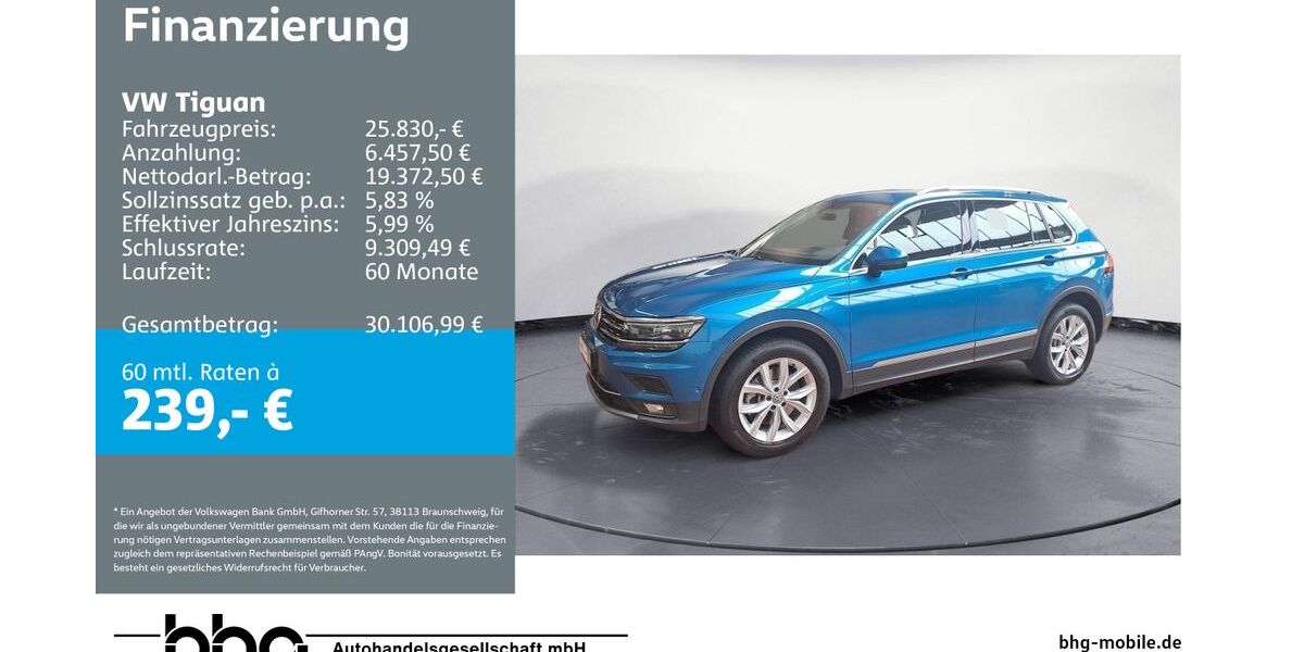 VW Tiguan 68.697 km 25.830 &euro; Ettlingen 76275
