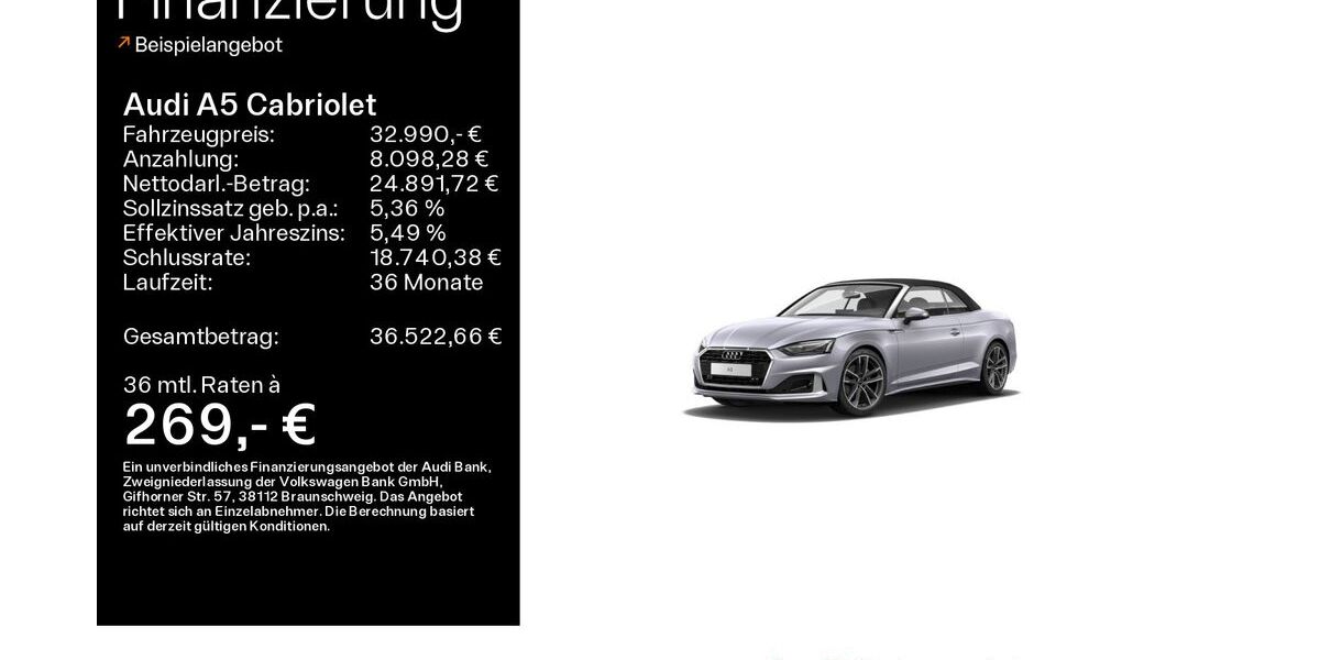 Audi A5 43.708 km 32.990 &euro; Haßfurt 97437