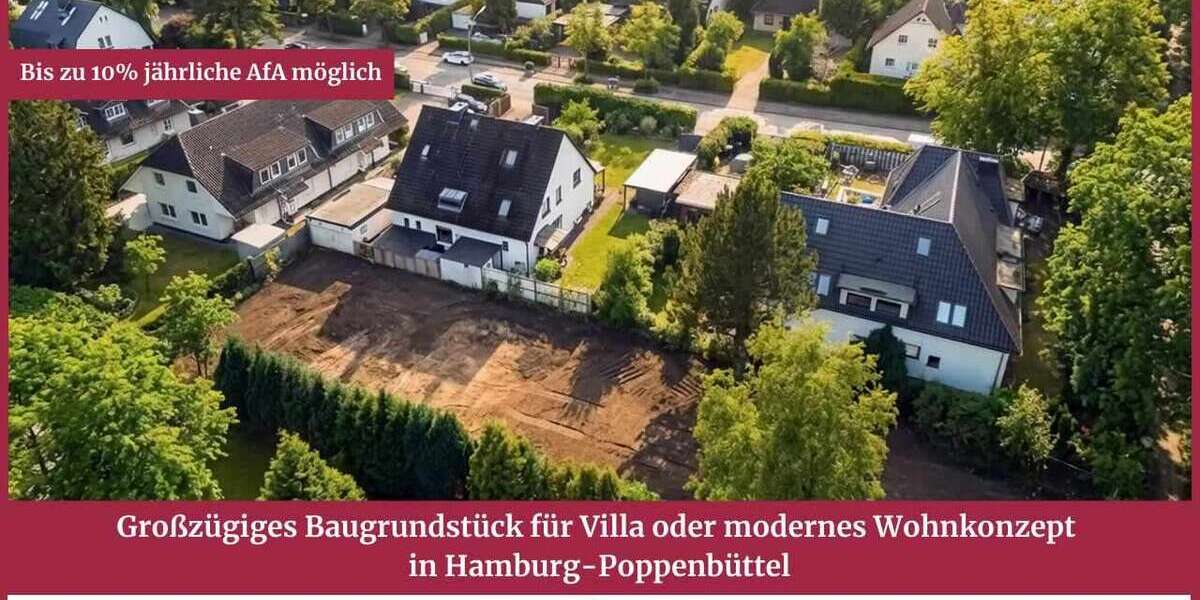 Grundstück Hamburg / Poppenbüttel Poppenbüttel - 775.000&euro; | Angebot:26684400