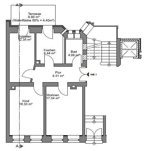 nette Mieter gesucht ! MiT Holzdielung - 3 Zimmer- MIT BaLkoN