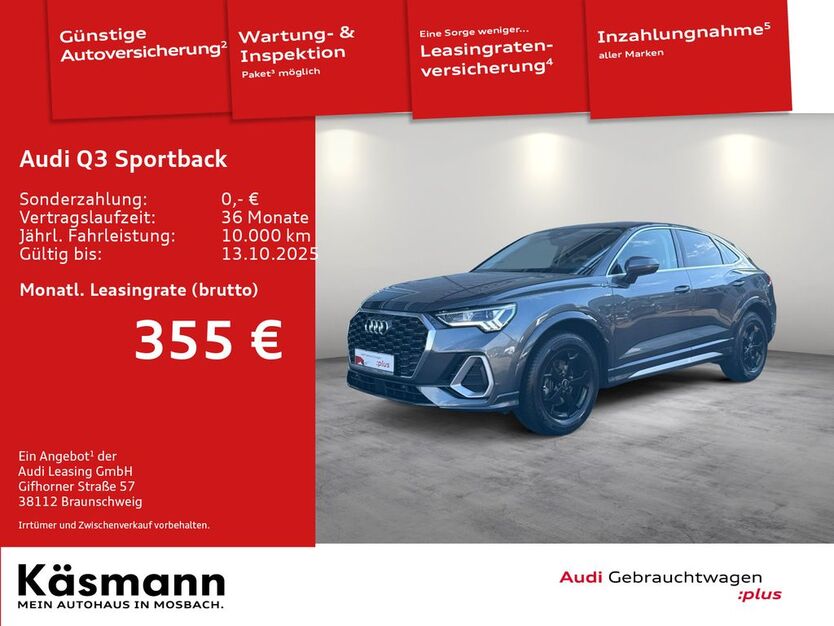 Audi Q3 11.978 km 42.730 € Mosbach 74821