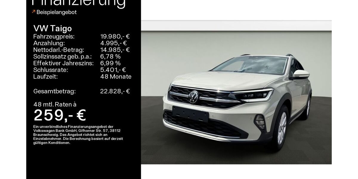 VW Taigo 13.900 km 19.980 &euro; Bad Camberg 65520