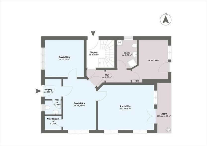 Multifunktionshaus - Einfamilienhaus mit PraxisBüro - Wohnen und Arbeiten unter einem Dach