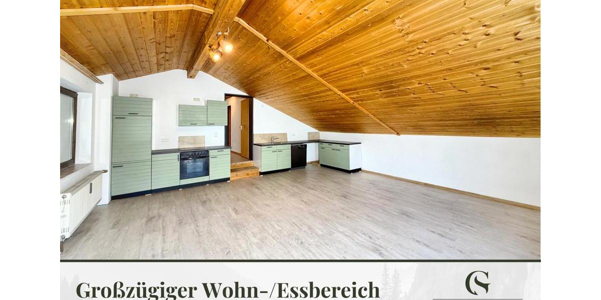 Dachgeschoßwohnung Flintsbach am Inn - 2 Zimmer, 61 m&sup2;, 919&euro; | Angebot:26662101