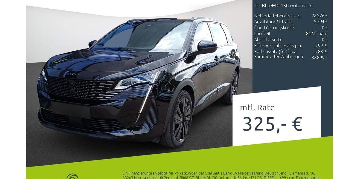 Peugeot 5008 46.888 km 27.759 &euro; Borken 46325