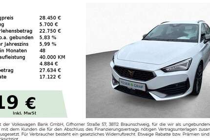 Cupra Leon 18.300 km 28.450 &euro; Schwabach 91126