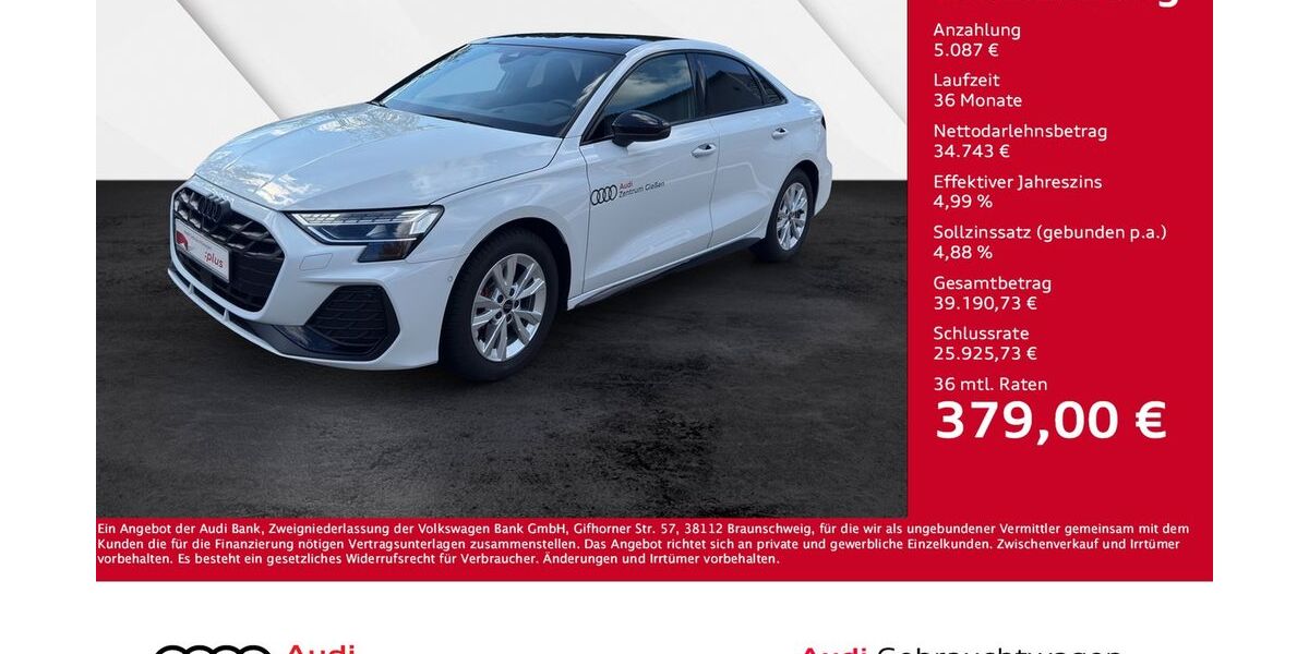 Audi A3 24.000 km 35.830 &euro; Giessen 35394