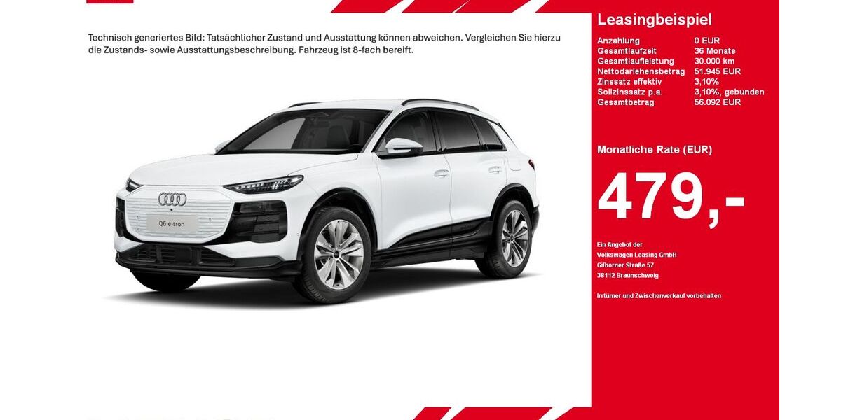 Audi Q6 e-tron 8.642 km 51.945 &euro; Gütersloh 33334