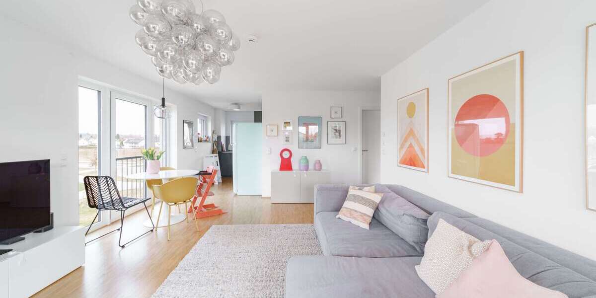 Etagenwohnung Stadtbergen - 3 Zimmer, 71 m&sup2;, 429.000&euro; | Angebot:25987022
