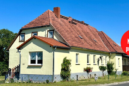 HORN IMMOBILIEN + Einfamilienhaus mit Einliegerwohnung und großem Grundstück, Matzdorf bei Strasburg - Haus Schönhausen | Angebot:27129911
