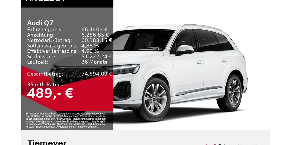 Audi Q7 8.376 km 66.440 &euro; Remscheid 42897