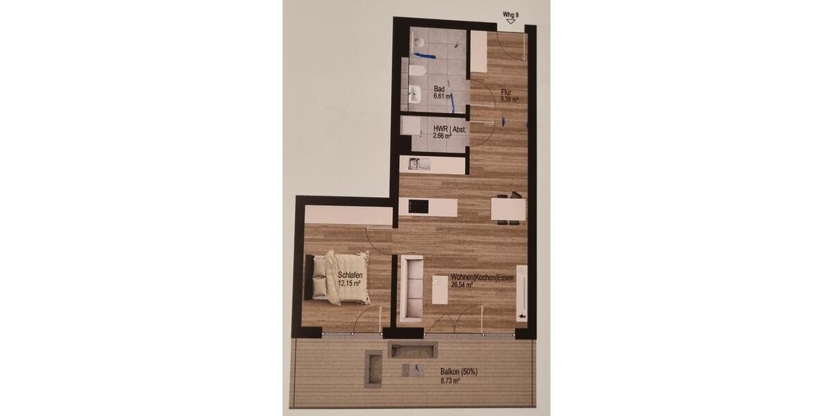 Etagenwohnung Bad Grönenbach - 2 Zimmer, 66 m&sup2;, 349.000&euro; | Angebot:25446733