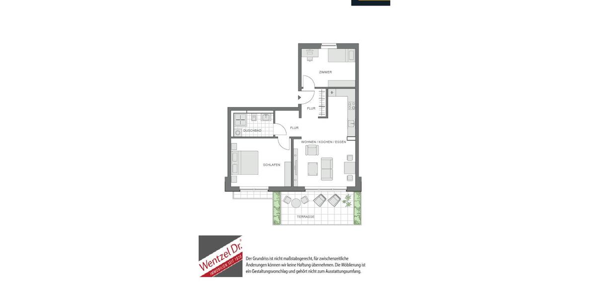 Erdgeschoßwohnung Lüneburg Ebensberg - 3 Zimmer, 79 m&sup2;, 1.004&euro; | Angebot:26235137