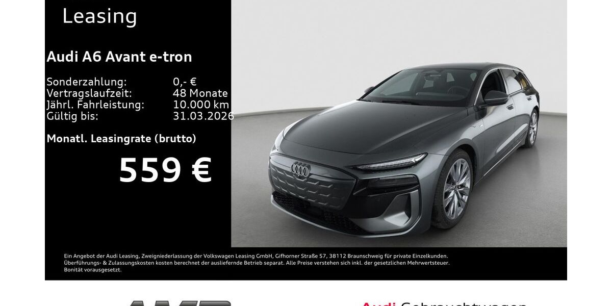 Audi A6 e-tron 7.570 km 61.890 &euro; Borna 04552