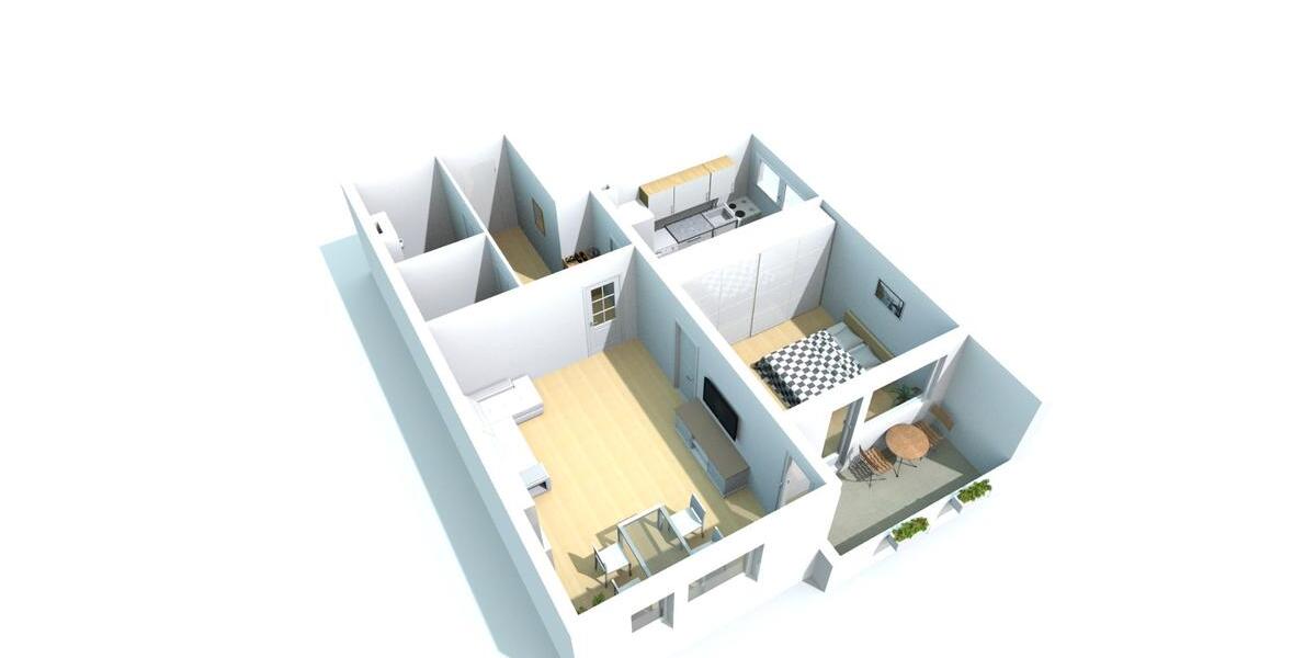 Etagenwohnung Achim - 2 Zimmer, 60 m&sup2;, 695&euro; | Angebot:26397665