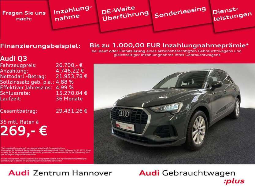 Audi Q3 74.887 km 26.701 € Hannover 30179