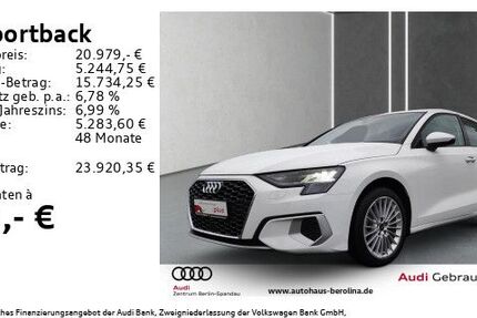 Audi A3 24.898 km 20.989 &euro; Berlin 13581