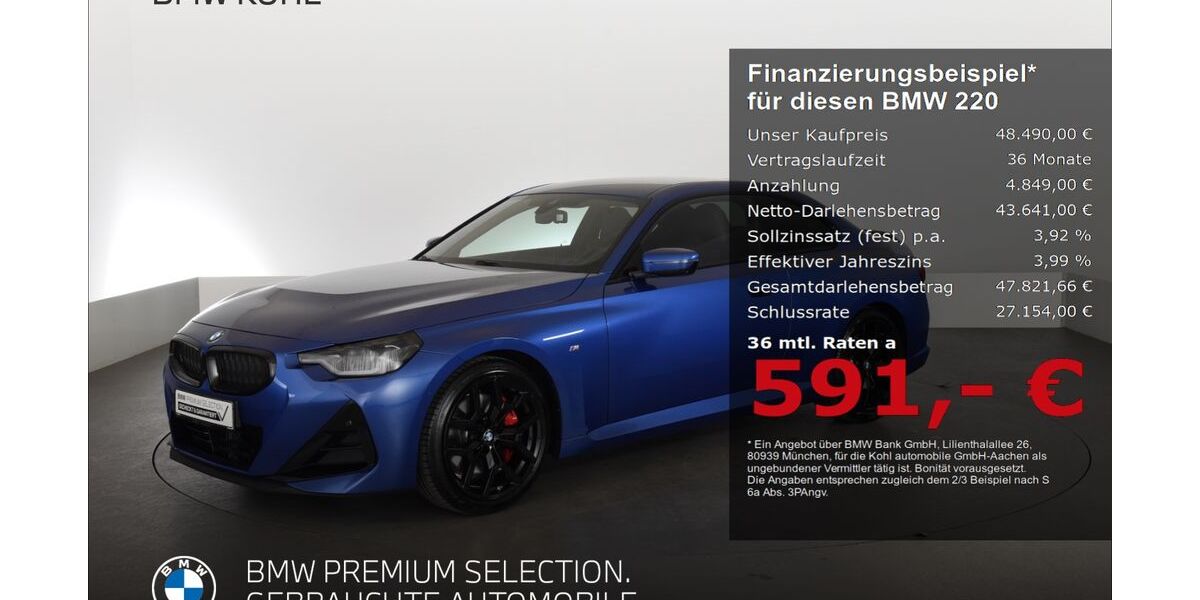 BMW 220 13.360 km 47.770 &euro; Aachen 52078