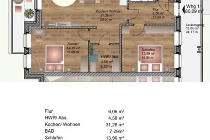 Wohnung Wietmarschen - 3 Zimmer, 80 m&sup2;, 940&euro; | Angebot:25614353