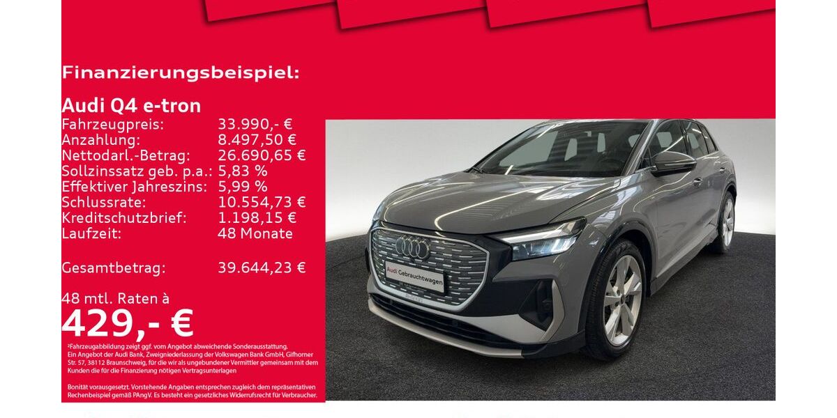 Audi Q4 e-tron 64.628 km 33.450 &euro; Hannover 30179